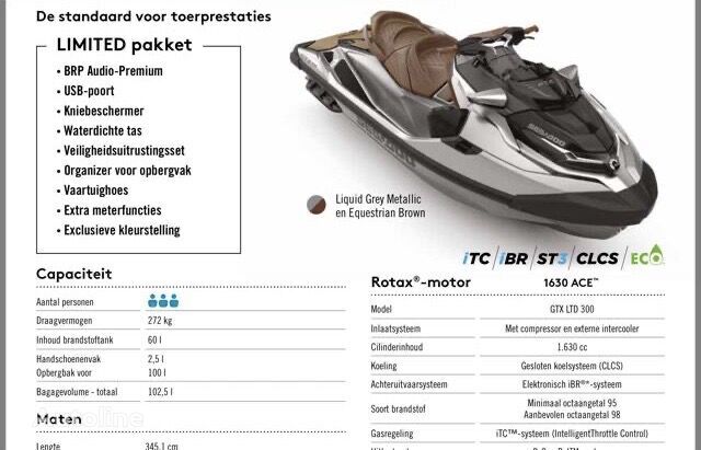 Seadoo GTX 300 moto acuática