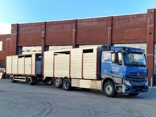 Mercedes-Benz Actros 2548 6x2 - Livestock 1 deck - Truck + Trailer - Euro6 - F camión para transporte de ganado