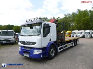 Renault Premium 380 dxi 6x2 RHD + HMF 2620-K4 camión plataforma