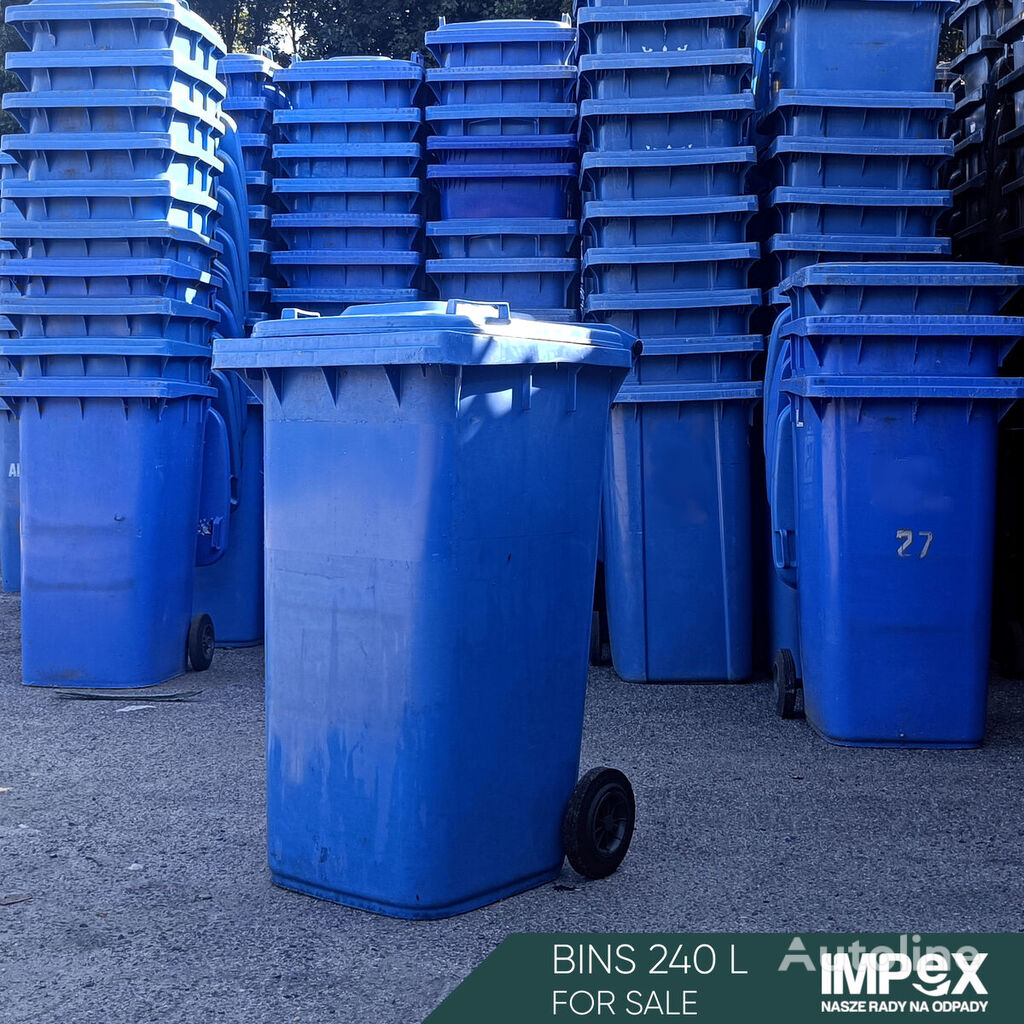 Garbage bins | 240 L | Blue contenedor de basura