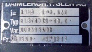 diferencial para MERCEDES-BENZ 1828 camión