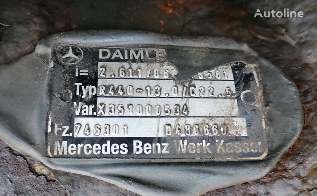 Mercedes-Benz 2.611 R440-13 diferencial para Mercedes-Benz Actros Mp4 camión