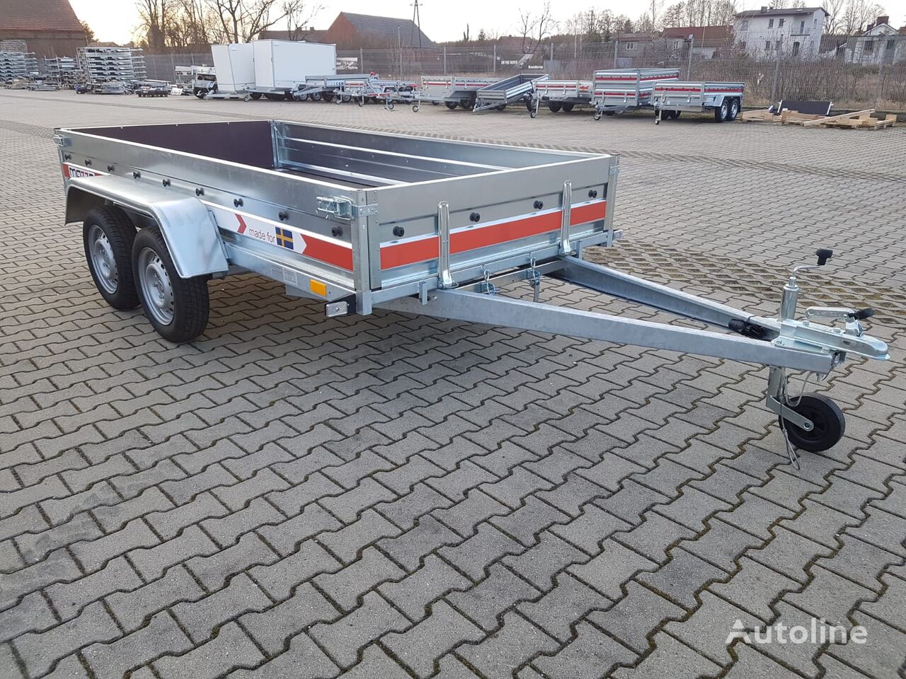 Niewiadów BD7530UT 304x150x35 750kg remolque ligero nuevo