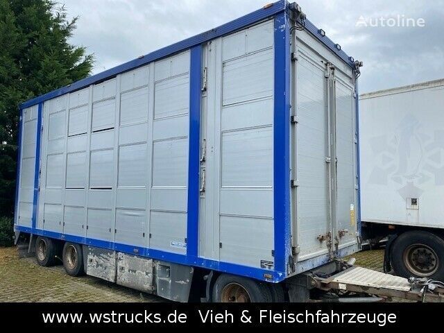 Menke-Janzen Stock Ausahrbares Dach Vollalu Typ 2 remolque para transporte de ganado