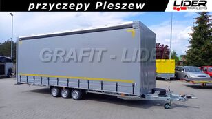 Lider Universal trailer LT-133 przyczepa + plandeka 700x243cm, firana  remolque toldo nuevo