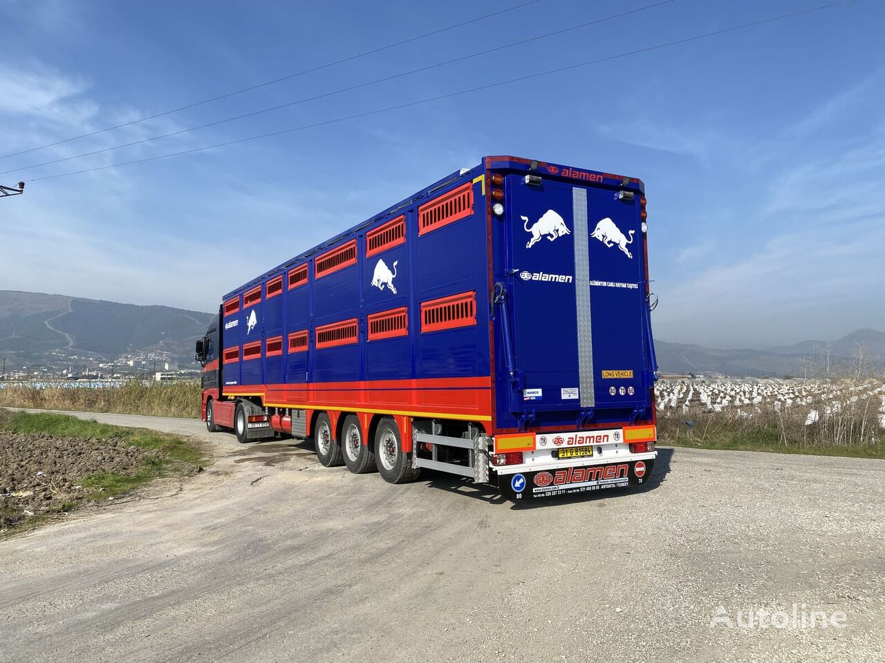 Alamen livestock transport trailer semirremolque para transporte de ganado nuevo