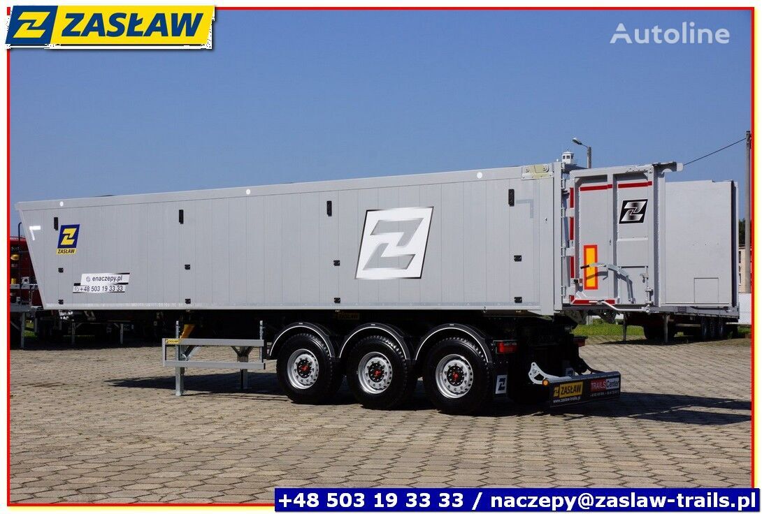 Zasław 43 m³ tipping semi-trailer Light up 5.690 kg ! READY ! semirremolque para transporte de grano nuevo