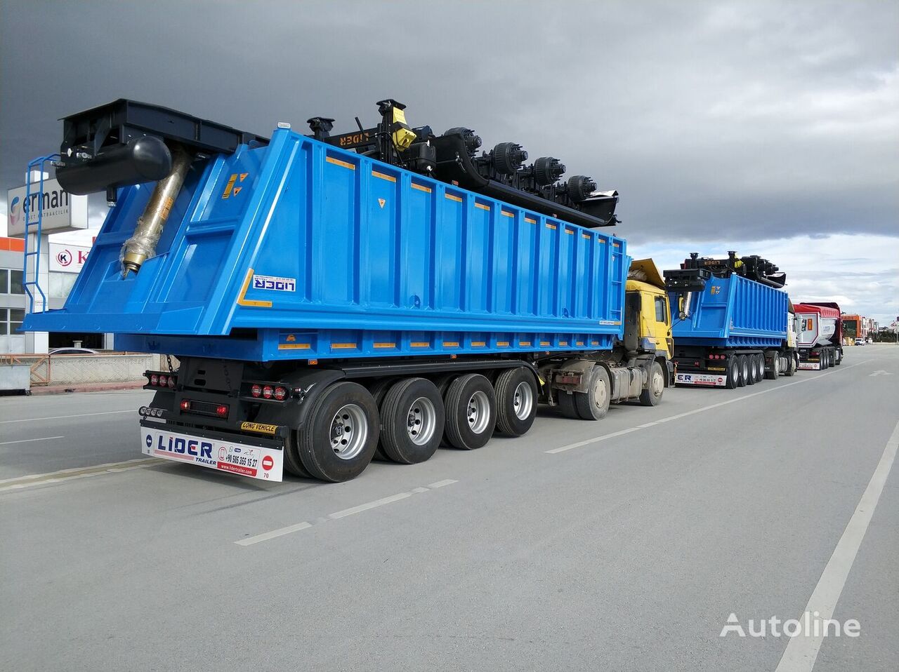 Lider 2024 MODEL NEW 35 M³ DUMPER ( BENNE ) semirremolque volquete nuevo