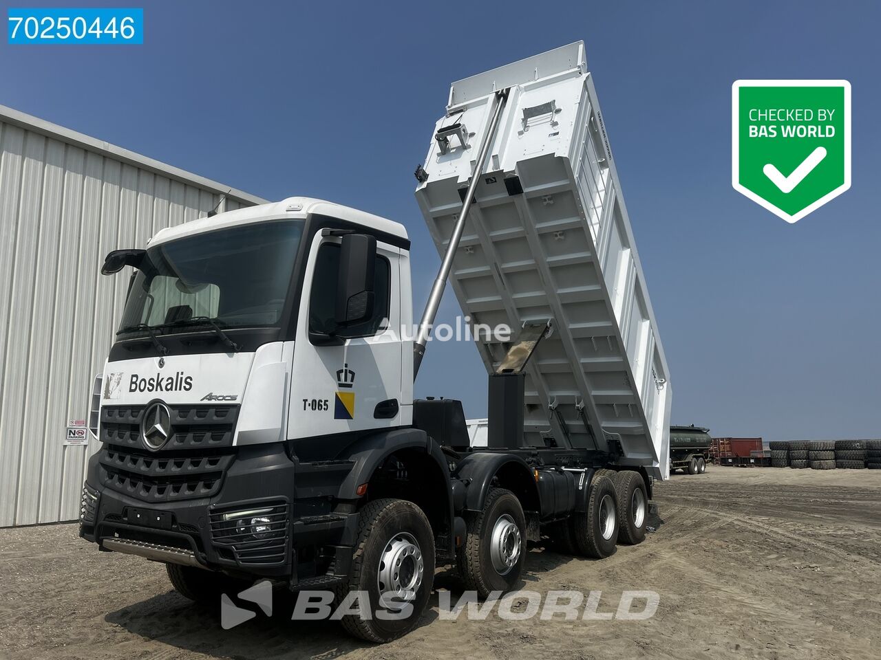 Mercedes-Benz Arocs 4140 8X4 Meiller Kipper 20m3 Steelsuspension Big-Axle Euro volquete nuevo